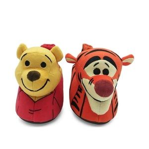 Disney Winnie the Pooh and Tigger Boys Slippers Size 9-10